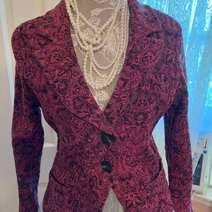 Elegant Floral Women's Jacket